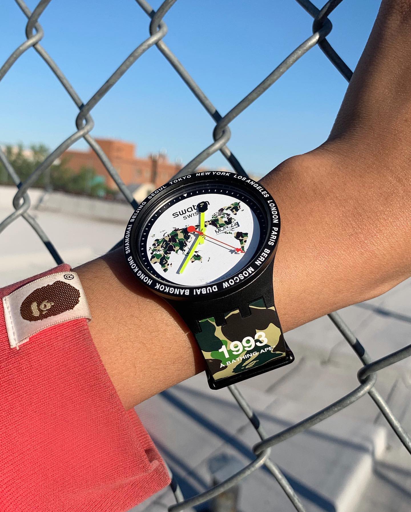 Big bold bape clearance the world swatch