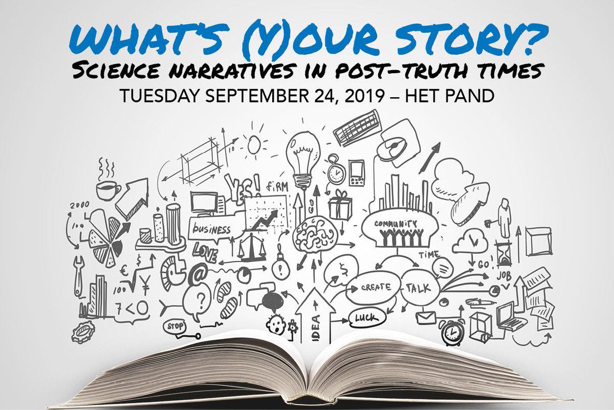 Crime_UGent's tweet photo. --What's (y)our story? Science narratives in post-truth times--
Join 24 Sep 2019 free all day training, keynote of @jorisluyendijk, lightening talks by UGent experts and panel discussion #IDC_UGent #sciencenarrative #storytelling Subscribe: https://t.co/jL3KlTlzIr https://t.co/nIk8A44ITg
