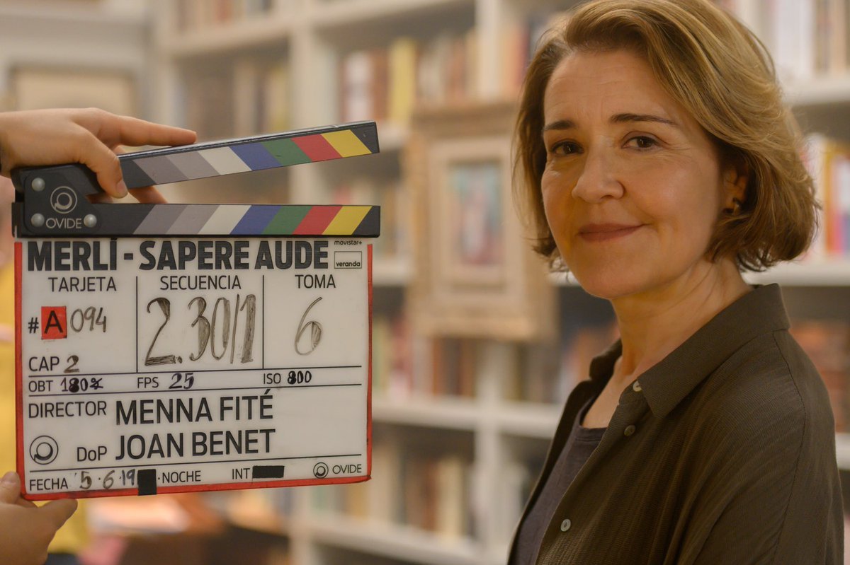 som3cat's tweet photo. 📽 María Pujalte s’incorpora a "Merlí: Sapere Aude", que es roda a indrets com la @UniBarcelona. L’actriu encarna la professora Bolaño, que rebrà el Pol com a pupil, un ”alter ego” del @MerliTV3 que @CarlosCuevas44 va tenir a l’institut. #MerlíSapereAude 
https://t.co/IymKZ96D7C https://t.co/0fiwqb0pit