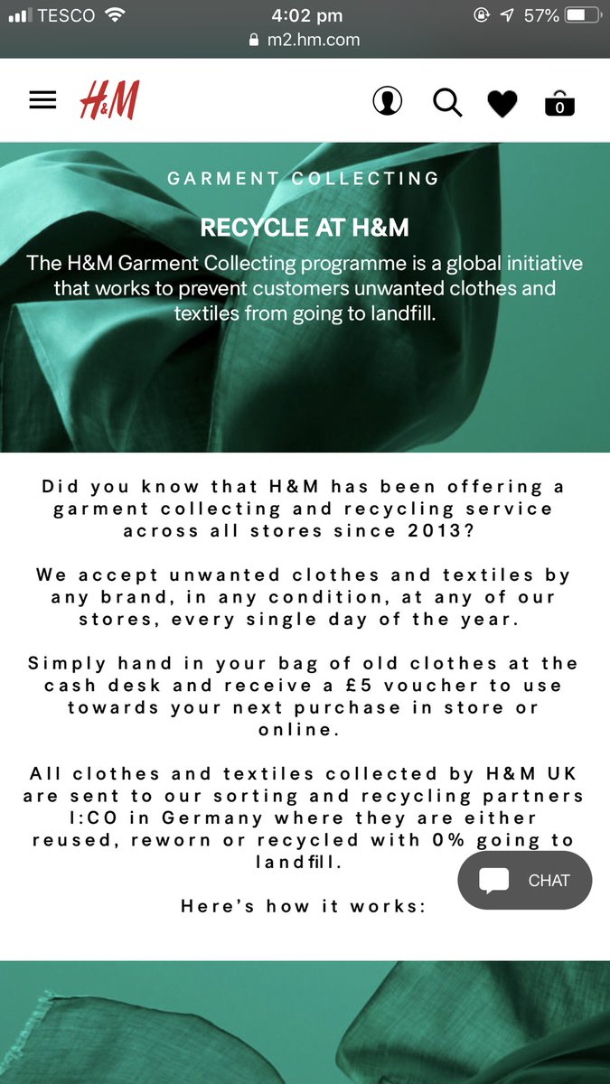 H&M Customer Service on Twitter: "@NarcolepticZzz Hey! There's no minimum  weight. Simply bring in a normal shopping bag full of textiles and head to  our cash-only desks in store. You'll then be