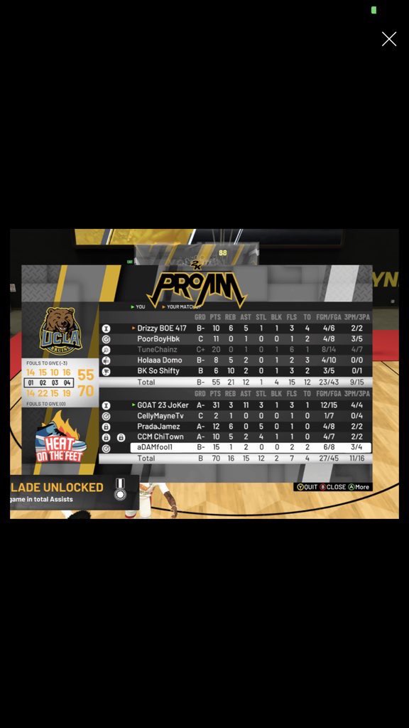 Went 2-1 Last Night Against UCLA Bruins In <a href="/SL2KProAm/">SL2K</a>! @ADBAKCJokers With The MVP Both Games! @2kProAmReport