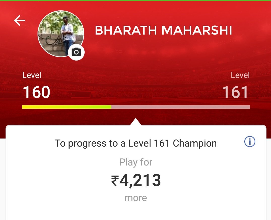 BharathMaharshi's tweet image. Thanq @Dream11 Now I Reached #LEVEL160 #Dream11Team #Dream11Tips #Dream11expert #Dreams_Come_True  It's been a long journey with many big comebacks 
@Dream11 is always a memorable journey @Chandu51355114 @Dream11😍😇🎉🎊🎁  The name made it all #EpicBlockbusterMaharshi #Maharshi