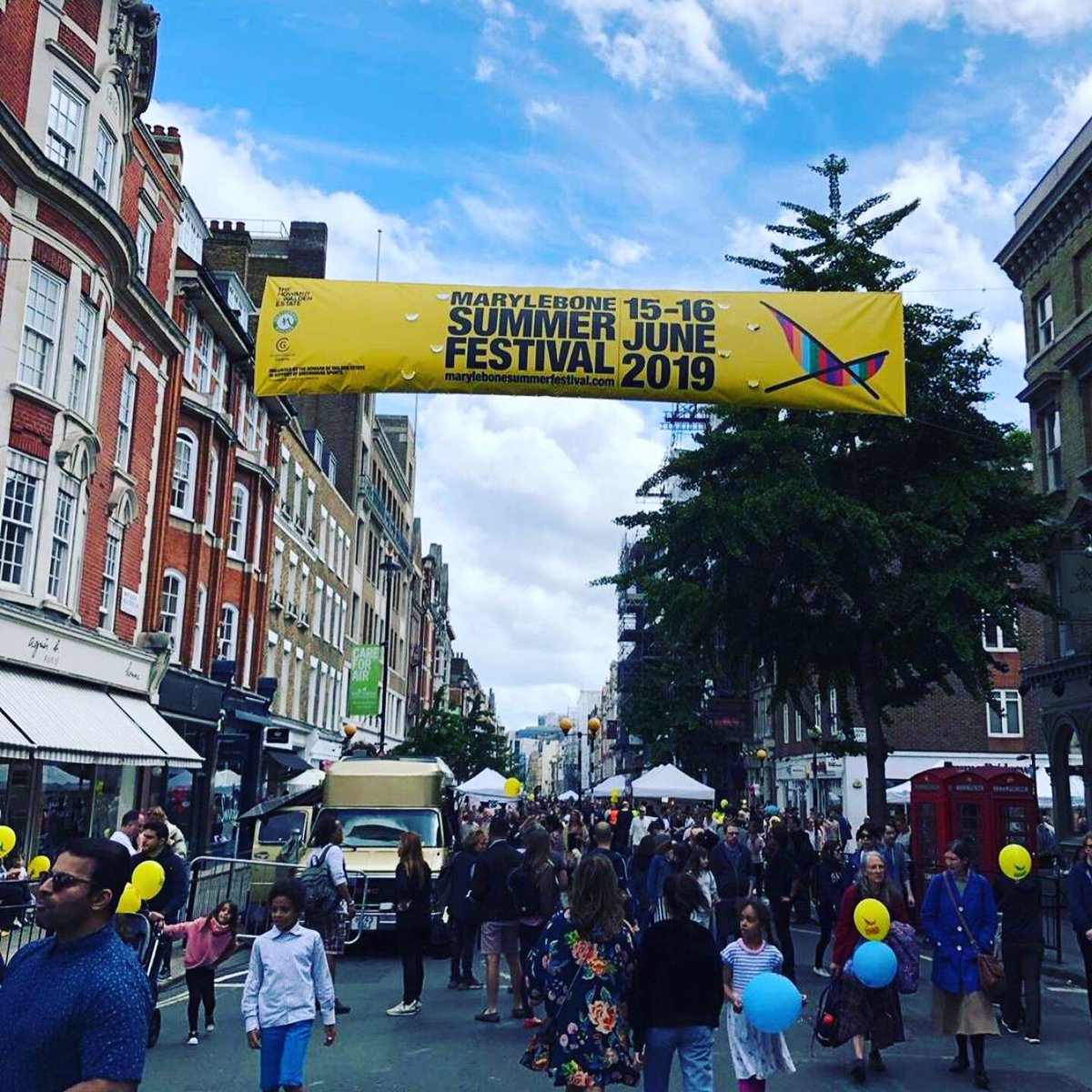 EventOpsLondon's tweet photo. We are back from working on another fantastic weekend at #MaryleboneSummerFestival - See you again next year! #EOL #EventProfs #eventproduction #festival #fayre #Marylebone #London https://t.co/4scviSSZrg