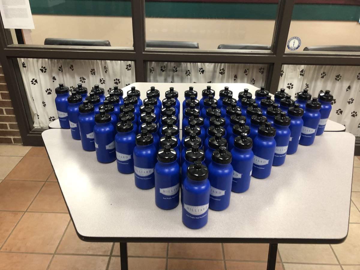 KimKembitzky's tweet photo. Multiples, Equivalent fractions races, &amp; graphing coordinates today at #5thquartermathcamp! Last problem... what patterns do you notice in these water bottles donated by Hilliard Parks &amp; Rec! @HilliardSchools @MsBortolani @hcsdseced https://t.co/VrKsuFgyAt