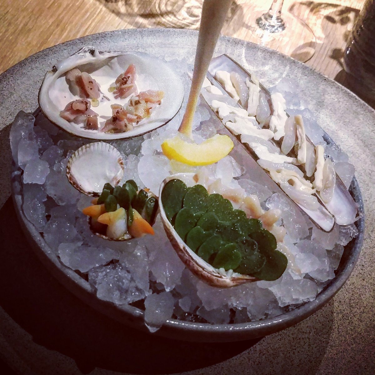 riesling24's tweet photo. 🇩🇰 Diner at @nomacph / Seafood Season / Mars 2019 @ReneRedzepiNoma #copenhagen #table #michelin #noma #restaurant #gastronomy #danemark #foodie #travel #nomacph #reneredzepi #noma20 #travelgram #cph #50best #denmark #organic #winepairing #instafood #gastronomia #denmark https://t.co/z7Yn5kLOt7