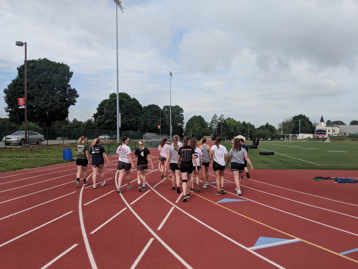 Great first day of summer workouts with these girls! <a href="/PMsofty/">Penn Manor Softball</a> #thereisnooffseason
