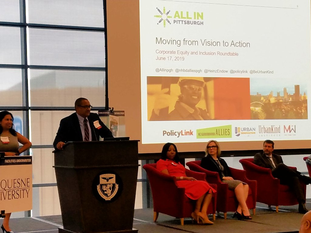Pres212's tweet photo. Great to hear @slhenderson1 and @imonwin present the progress of @allinpgh at todays @CEIRPittsburgh conference. Tremendous momentum, and more work to be done. The progress is truly palpable. #AllInPittsburgh. #LetsBeAllies. https://t.co/vIsavTjlKY