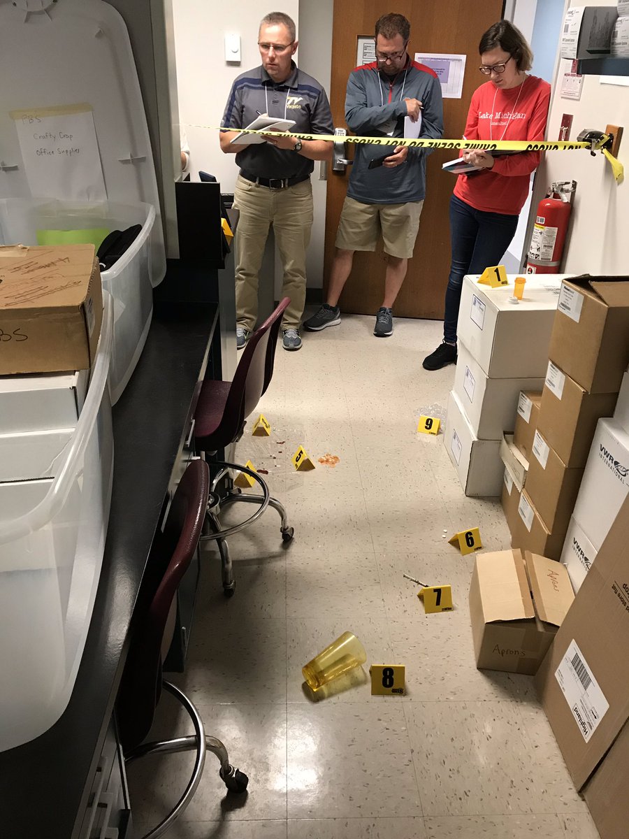 WBKWrestSoccer's tweet photo. Day 1 Agenda and a look into the famous crime scene for Principles of BioMedical Science.  Get ready kids!  #PLTW https://t.co/i9BLAeaTTM