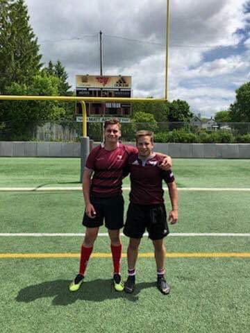 Kaylen Proulx and Nathan Beaubien attended the uOttawa Gee Gees High School Boys Rugby All Star event this weekend.  Well done to both and a fun way to wrap up the high school season. @geegees_mrugby