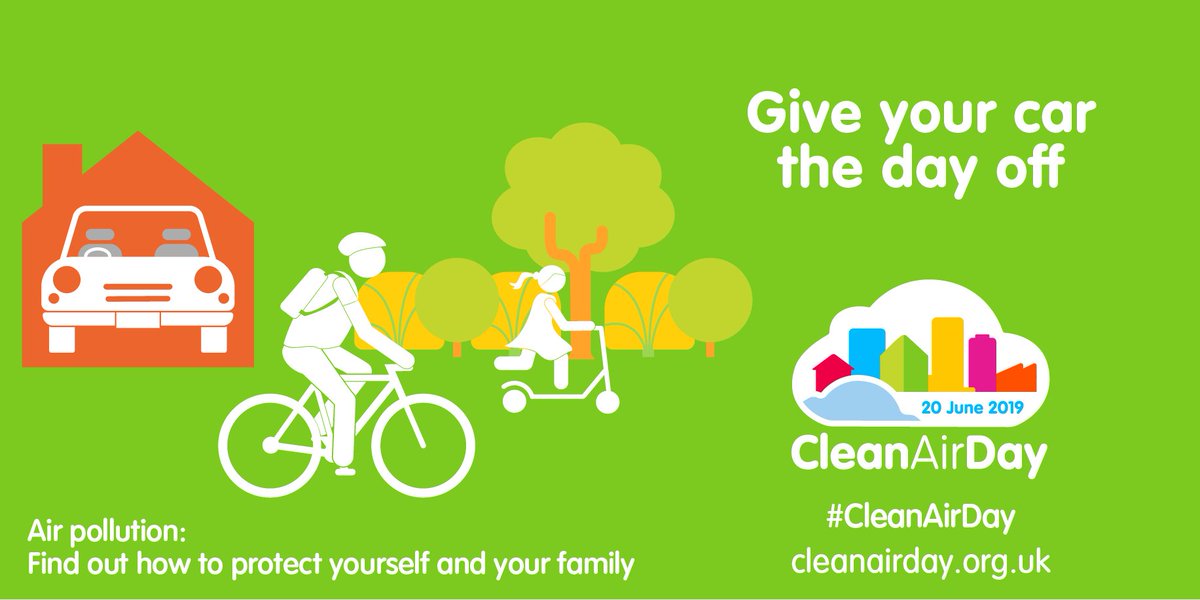 It's Clean Air Day this Thursday and lots of people will be giving their car the day off. If you're cycling, scooting, walking or even riding a unicycle to work or school, we'd love to see your commute and school run selfies! Why not tag us in using the #CleanAirDay