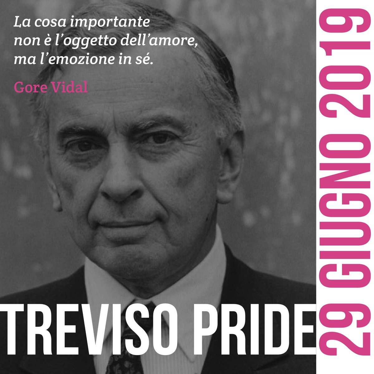 trevisopride's tweet photo. 🌈🦁🦁🦁🌈 ⠀
L'#amore secondo #GoreVidal⠀
❤️🧡💛💚💙⠀
#TrevisoPride ⠀
#TvPride19 ⠀
#WeAreEverywhere⠀
❤️🧡💛💚💙💜⠀
#LGBTQ #LGBTQoftwitter #LGBTI #LGBTQtogether #quoteoftheday #Pride  #Pride2019 #PrideMonth2019 #PrideMonth https://t.co/LMcXrtZ6zc