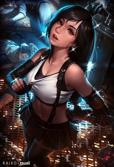 Tifa from #FF7Remake ✨
Collaboration with @raikoart ⭐️ https://t.co/M77CkE22e3