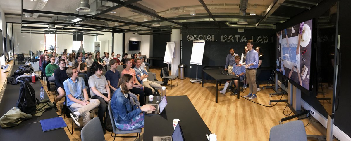 aleboz's tweet image. Time for the project presentations concluding the #CrowdComputing course w/ @navatintarev . ~40 students, 8 group projects spanning from #crowdsensing to recommendation #explanation . Great work, and lot of fun! #humancomputation #crowdsourcing @EEMCS_TUD @wisdelft @tudelft
