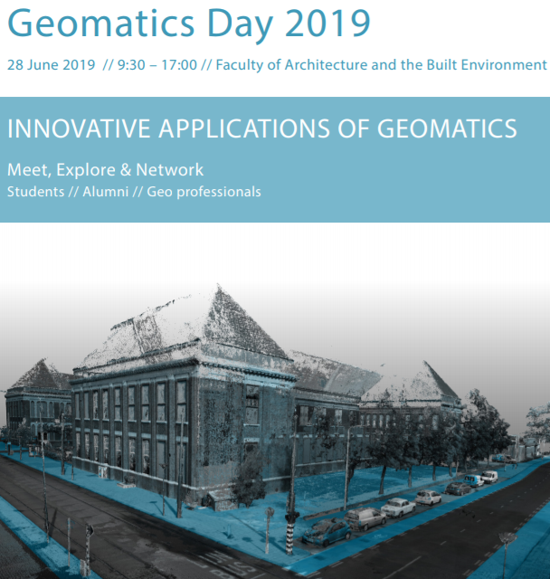 geostudelft's tweet photo. As you are probably already aware, Geomatics Day 2019 will take place Friday the 28th of June 2019. During this event, the first year students will present the results of their Synthesis project. Register before the 21st of June at: https://t.co/IUQsGFDmV4 https://t.co/TPVrgQDv06