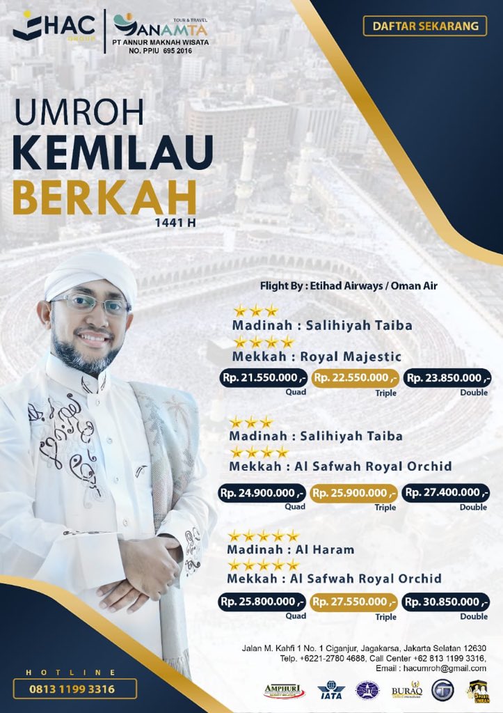 Jamaah umroh <a href="/group_hac/">Hac & Bac Group Of companies</a> setiap bulan ada keberangkatan umroh #umroh #haji #hacumroh #hacgroup #umrohmurah #umrohsyawal #turkey