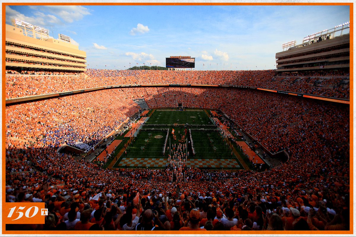 Neyland Stadium officially reached a seating capacity of more than 100,000  in 1996 when the north upper deck was completed. The Neyland experience in  six famous words: \, image size:1200x799
