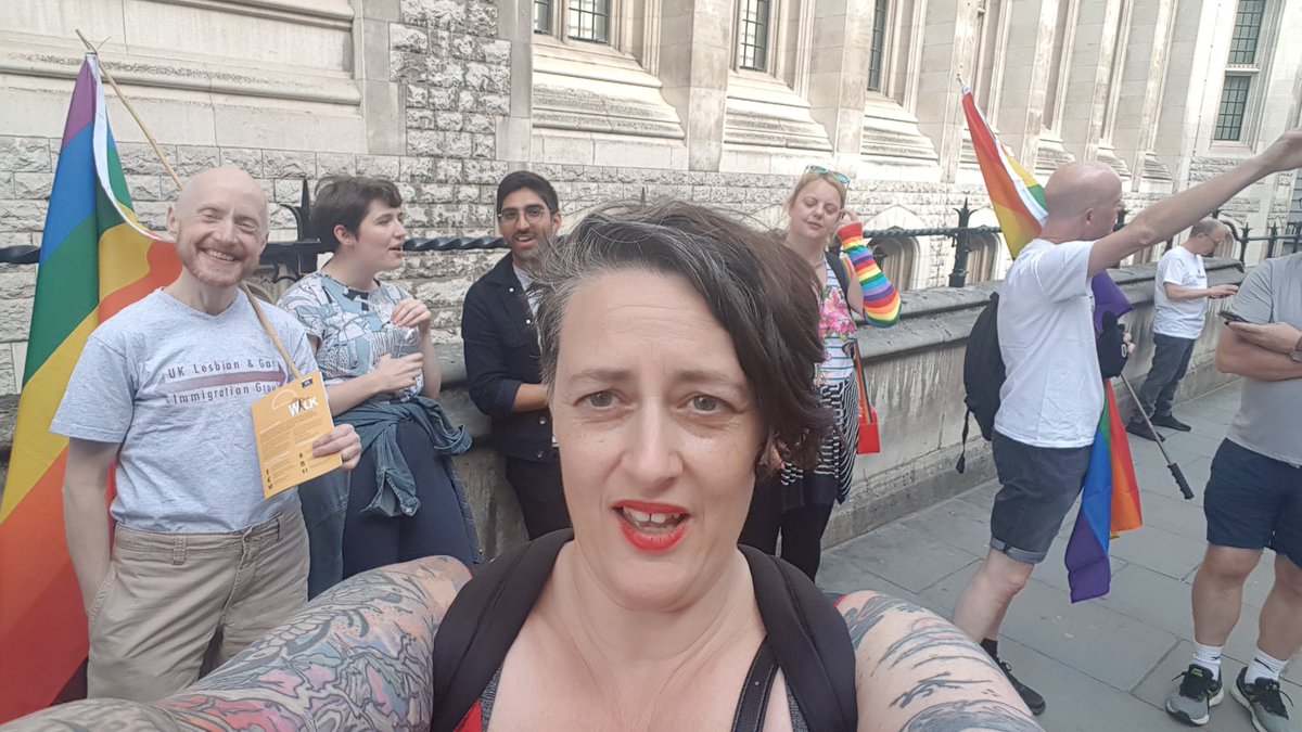 .@GoldsmithsUoL #LGBTQ staff network  and Law Soc people walking in the #WhyWeWalk London Legal Walk im support of @UKLGIG