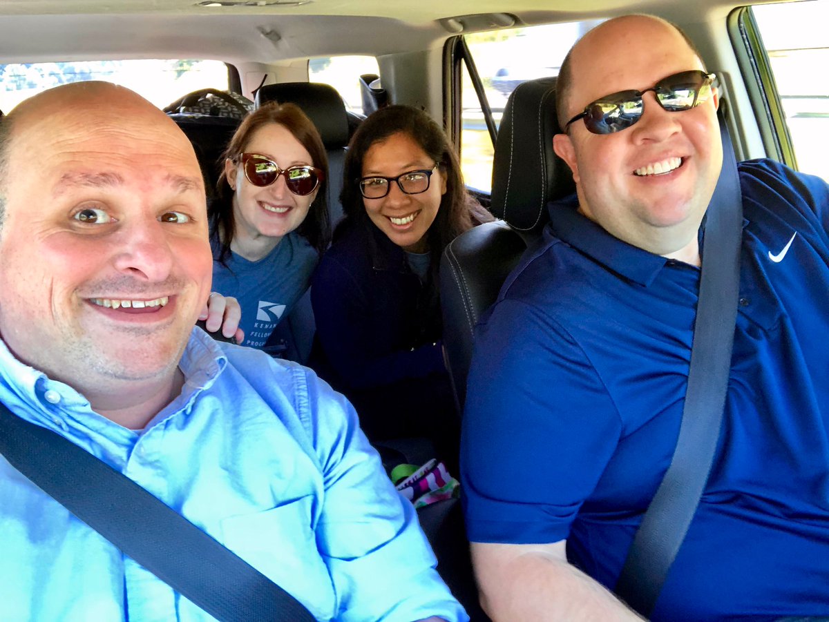 No better group for the road trip to <a href="/NCCATNews/">NCCAT News</a>. Just need to finish all of my presentations for the week with @kenanfellows. @mandmtown <a href="/ITEACH2U2/">Carrie Horton</a> <a href="/learnwithdion/">Linda Dion, NBCT</a>