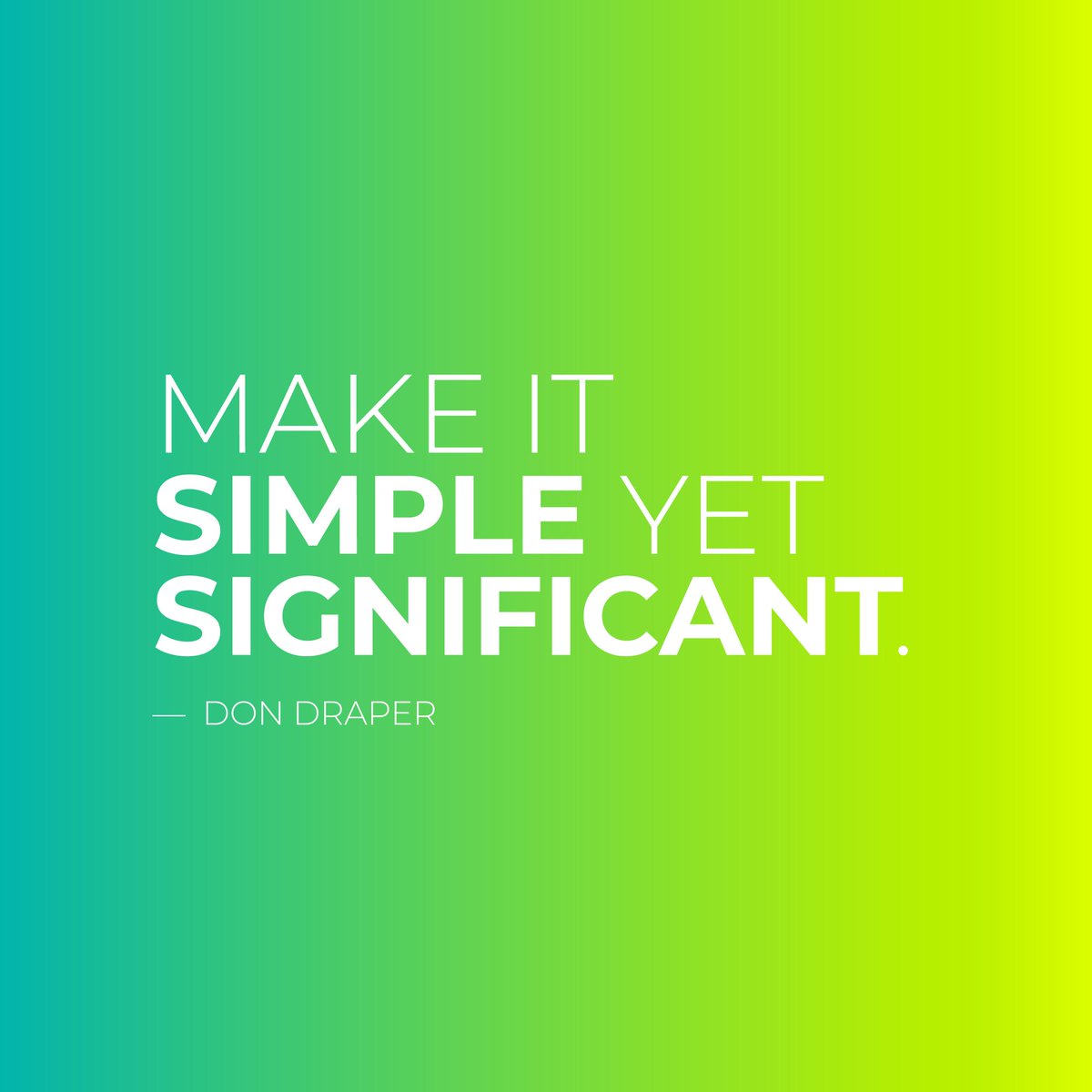 ExcentricAgency's tweet image. Make it simple, but significant.

Excentric can help simplify a complex story through content, design, video and infographics. It's what we do.

#MondayMotivation #keepitsimple #graphicdesign #marketing #ottawa #contentmarketing #kanata #creativeagency #contentcreation