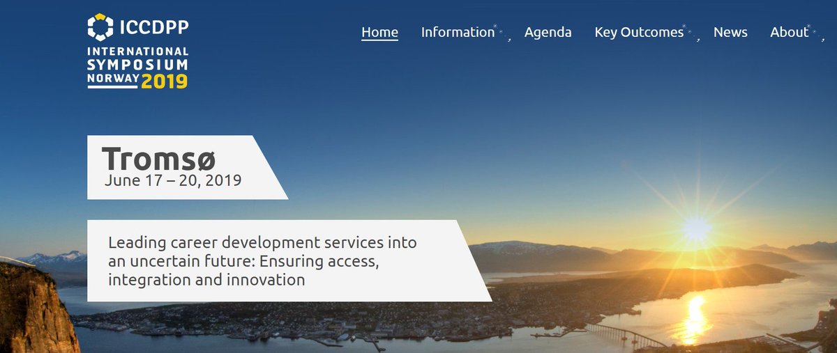 ChallengeFCTY's tweet photo. Today-June 20th is #ICCDPP's International Symposium in Tromsø, #Norway. Representatives from 34 countries will be attending to help progress #careerdevelopment service leadership into the uncertain future. @changepaths will be representing #TeamCanada! https://t.co/Pdg6DinoDB https://t.co/vGjujSU94I