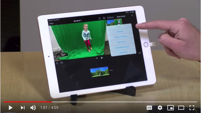 SISQITMAN's tweet image. Check out how easy it is to use Green screen in iMovie on the iPad. I'll be trying it out for sure. bit.ly/2WMbrNb @JJVandal @moffatt_teach @eringoesTECH #VanEdTech #greenscreen #makerspace #iMovie #tcea #txeduchat #etmooc