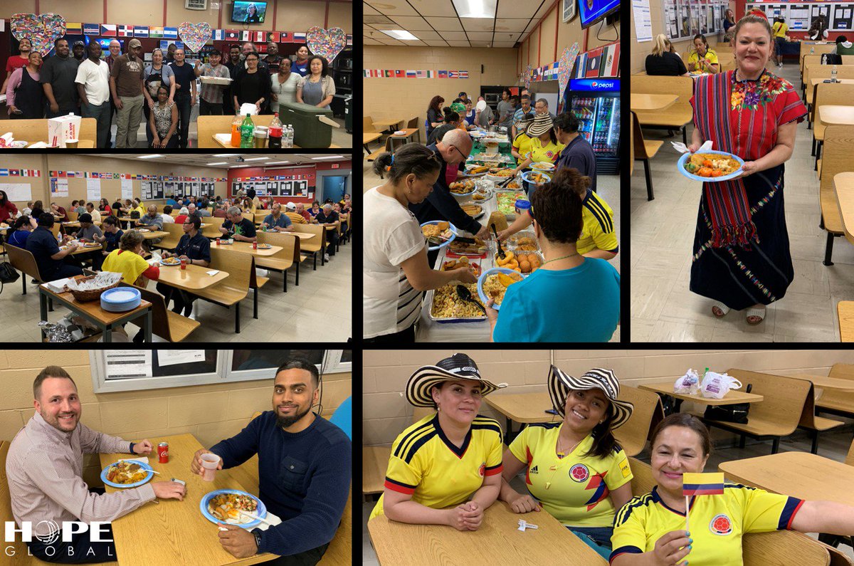 Last Month, Hope Global participated in a company-wide diversity day, giving RI employees from all shifts the opportunity to educate &amp;  learn the customs and traditions from 17 different countries.

Wait...did we mention there was food too?  #culturematters #diversity #hopeglobal