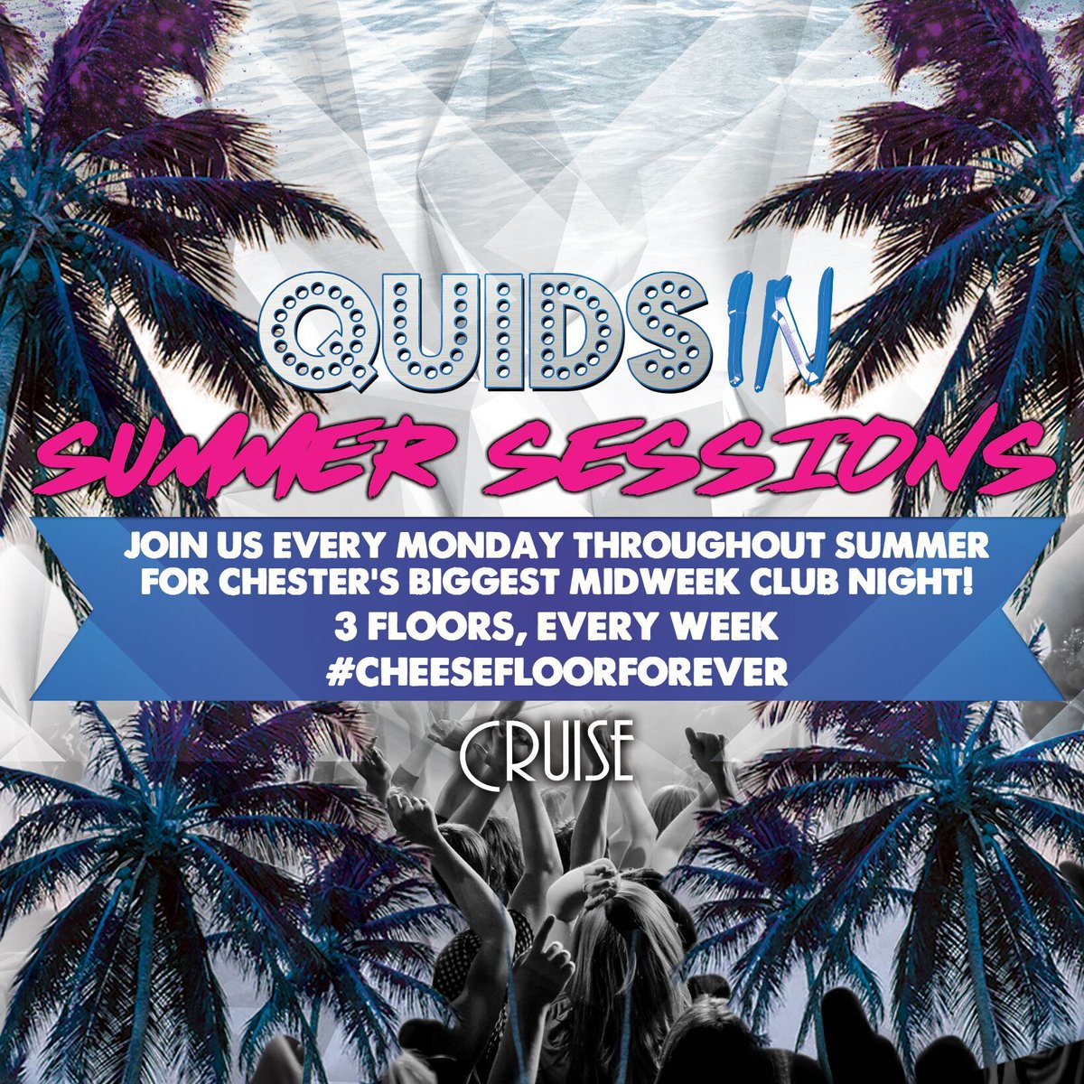 quidsinchester's tweet photo. 💥QUIDS IN💥 at Cruise Chester Tonight is looking like a sell out 

Only a few spots left on the Guestlist for tonight, so drop us a MSG ASAP to secure your place 

Still some priority entry tickets available from this link --> https://t.co/fqb1M8IX9d https://t.co/Kyy0vEZ0DC
