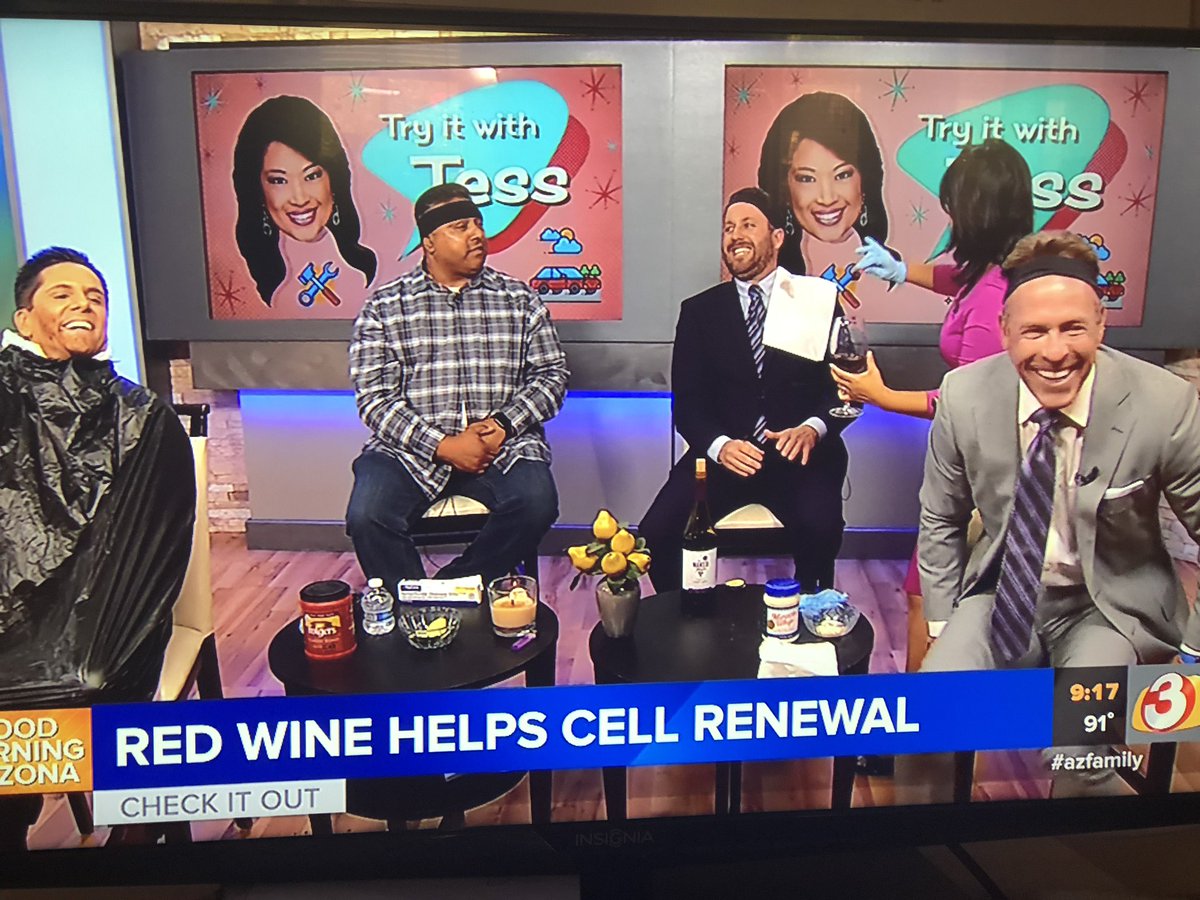 desertopus's tweet photo. @scottpasmoretv @GibbyParra @SchwartzTV @JavierSotoTV I’m so glad I called in sick today and didn’t miss this with @TessRafolsTV #TessTheMess https://t.co/f28fAo82DT