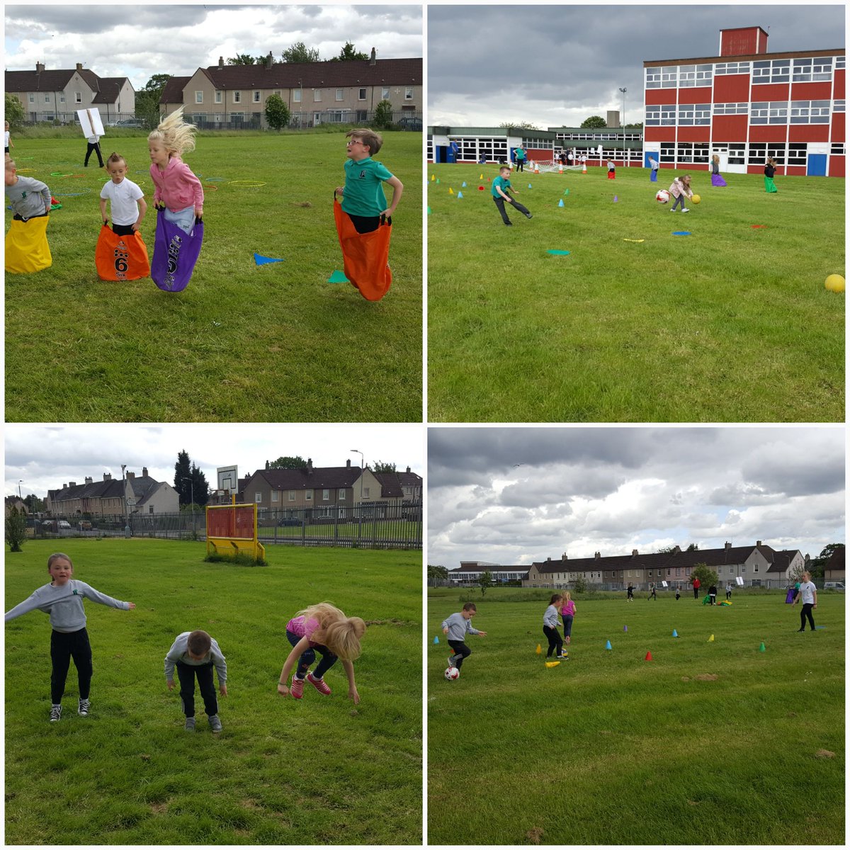 HuntersEco's tweet photo. Room 3's Sports Day for UNICEF 🏃‍♂️🏃‍♀️😊@lawmuirps https://t.co/NxTkao31iE