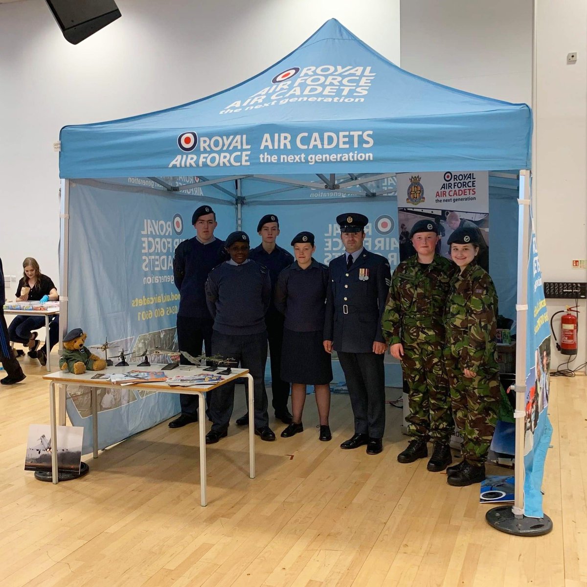 1027Squadron's tweet photo. On Saturday, we attended Jarrow School Fayre to spread the word of the Air Cadets! Our cadets were great representatives of the RAFAC! https://t.co/MAuJSrRLTH