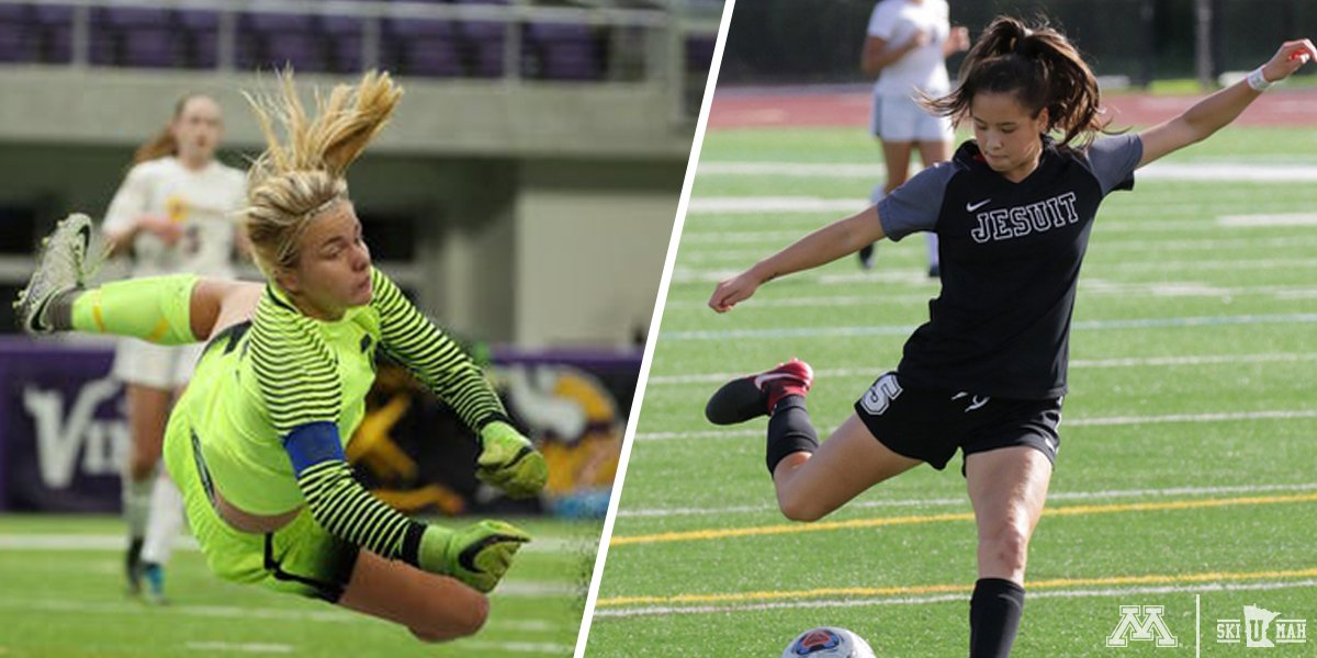 A pair of honors for a pair of incoming #Gophers freshman!

Katie Duong (All-USA High School Girls Soccer First Team) and Megan Plaschko (Gatorade Player of the Year) added some accolades to cap off their incredible high school careers!

Read all about it: z.umn.edu/4e5b