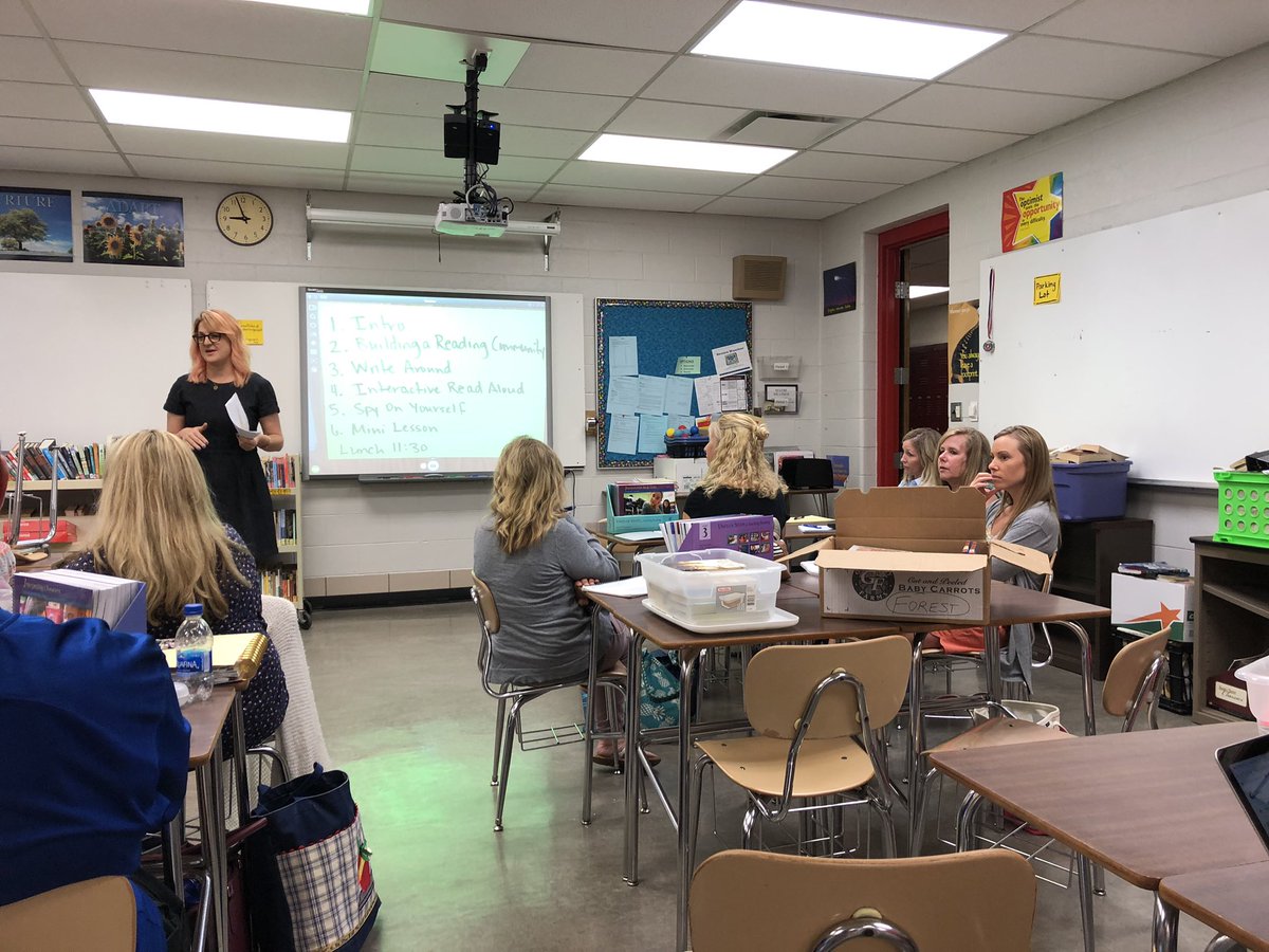 Kyle_TCS's tweet photo. Our K-5 reading teachers are participating in district-wide @TCRWP literacy training this week. It is energizing to be around educators who are passionate and dedicated to growth! #TCRWP https://t.co/0LLXjdmiqW