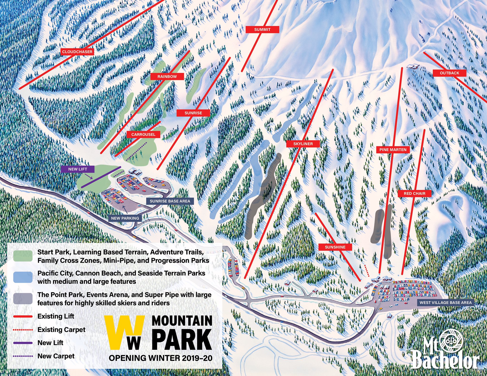 Mt Bachelor Parking Map Mt. Bachelor (@Mtbachelor) / Twitter