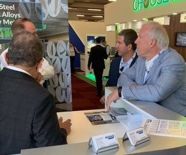 Denny Oates, Chairman, President &amp; CEO and Chris Zimmer, Exec. VP &amp; CCO at the Paris Air Show.