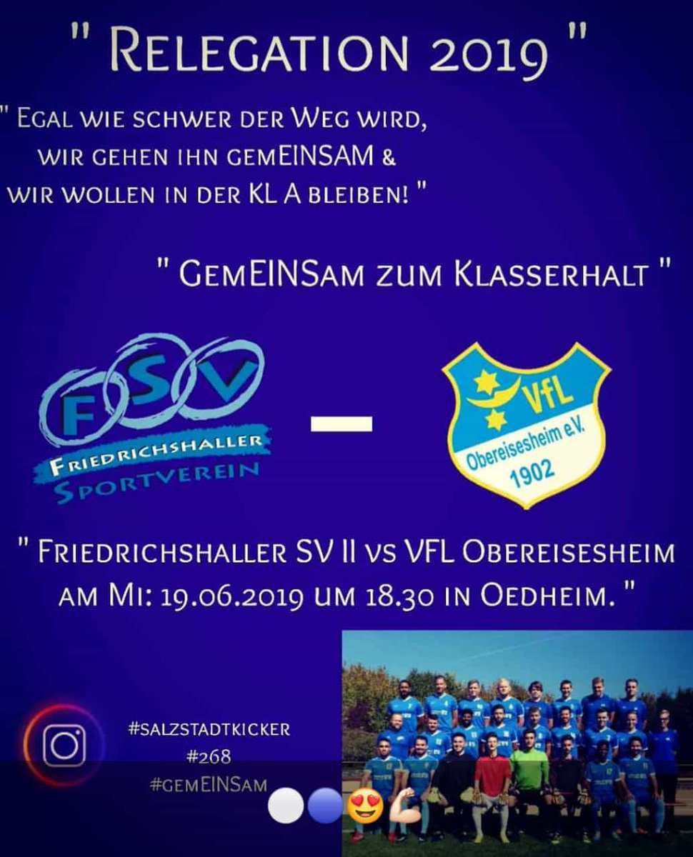 FSV_FUSSBALL's tweet photo. Alle am.#Mittwoch in #blau und #weiß nach #Oedheim und unseren #FSV anfeuern😎 https://t.co/W7mFC96fO5