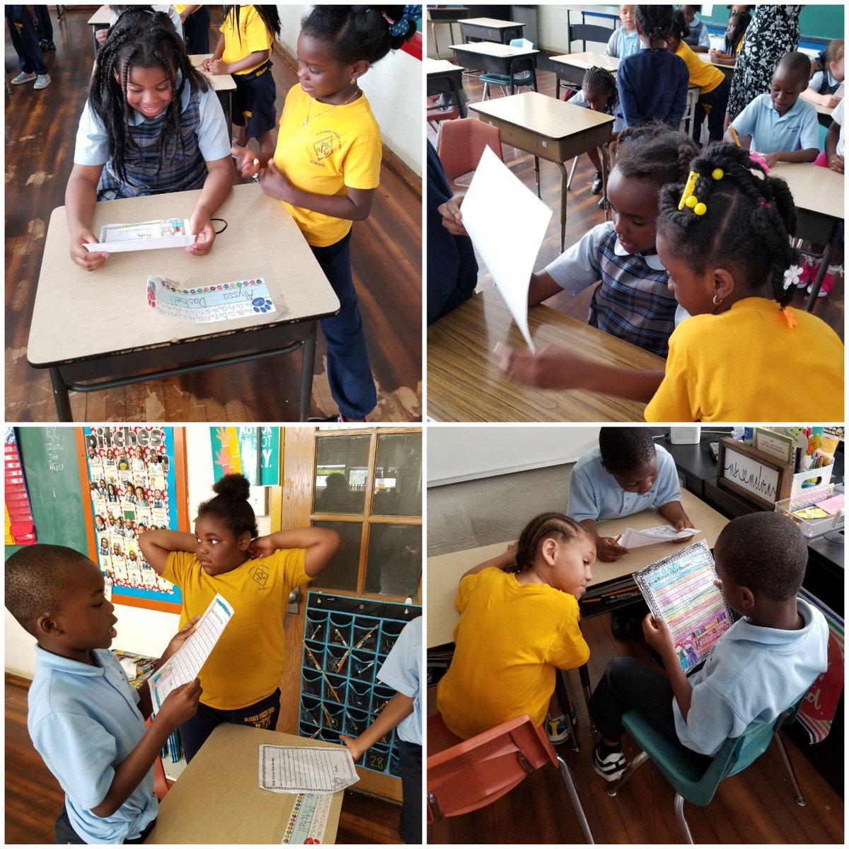 BVMSchoolDarby's tweet photo. 1st grade wrote letters telling our Kindergarten students all about 1st grade! @SrVirginiaBVM @ArchPhilly https://t.co/jsjPwFj4KG