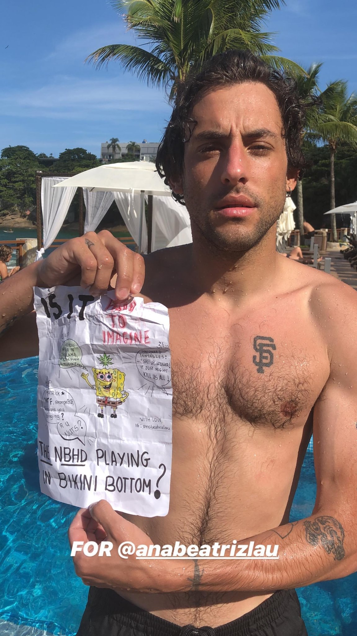 The Neighbourhood Brasil ® on X: O Brandon acabou de tatuar o símbolo da  banda no braço!!!  / X