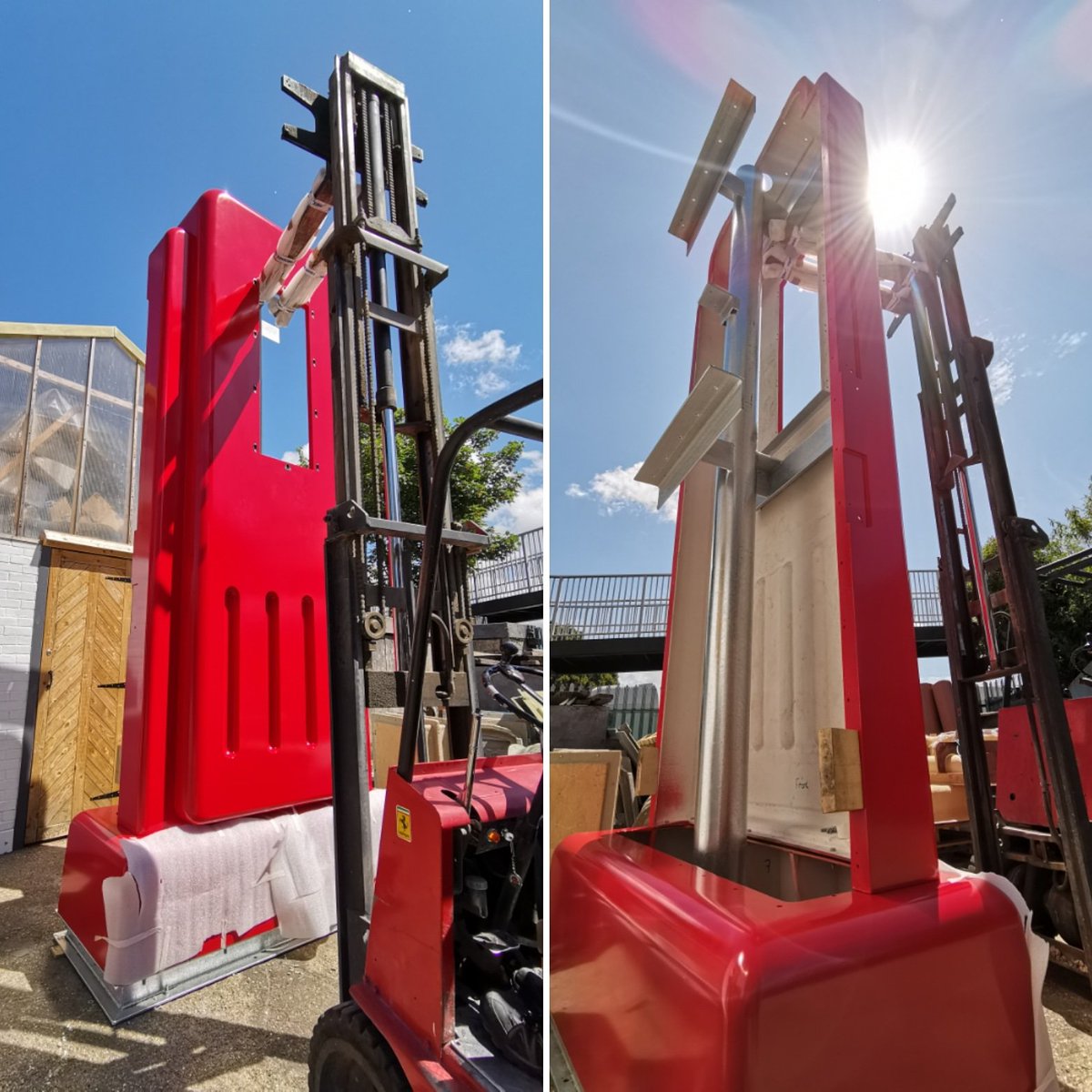 JagoDevelopment's tweet image. Next phase of assembly, oversized GRP retro petrol pump, over 6 meters for @lyonsplace development #edgewareroad #london @farrellsarchitects #design #streetart #sculpture #deco #design #ukmanufacturing #handmade #architecture #madeinbritain #fibreglass #oversized #largerthanlife