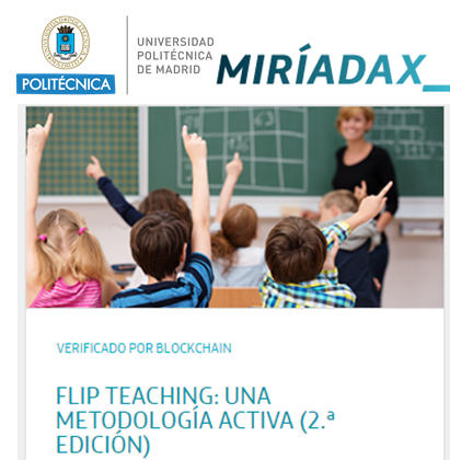 afidalgo111's tweet photo. MOOC Gratuito “Flip Teaching/Aula Invertida: Una metodología activa”. Hoy comienza. https://t.co/IwPtnE3XkK https://t.co/5d9cNiubpi