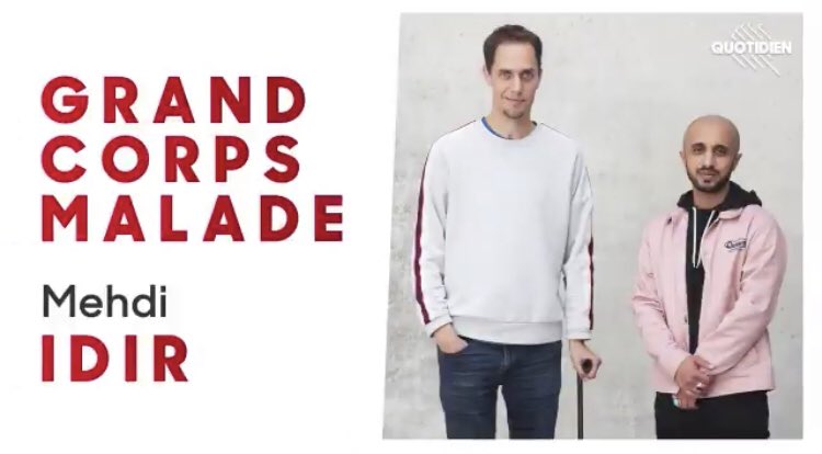 Ce soir @grandcorpsmalad et @minos_mehdi seront les invités de <a href="/Qofficiel/">Quotidien</a> sur <a href="/TMCtv/">TMC</a> pour le film #LaVieScolaire #Quotidien