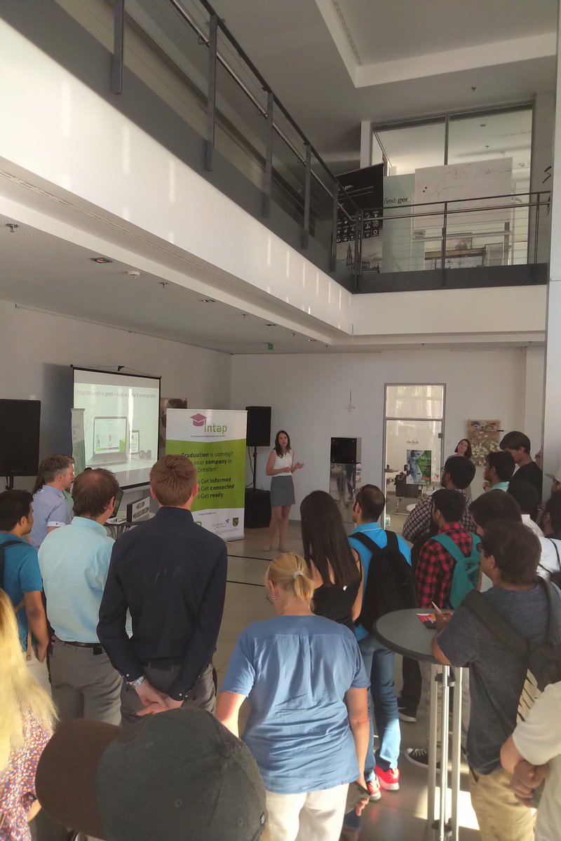 F_Boesenberg's tweet image. Erfolgreiches erstes #ride2career - neues Networkingformat zwischen internationalen Studenten und Firmen, organisiert durch @intapdresden und den @smartsystemshub - jetzt noch Abschluss bei der @SAP #SAPDD
