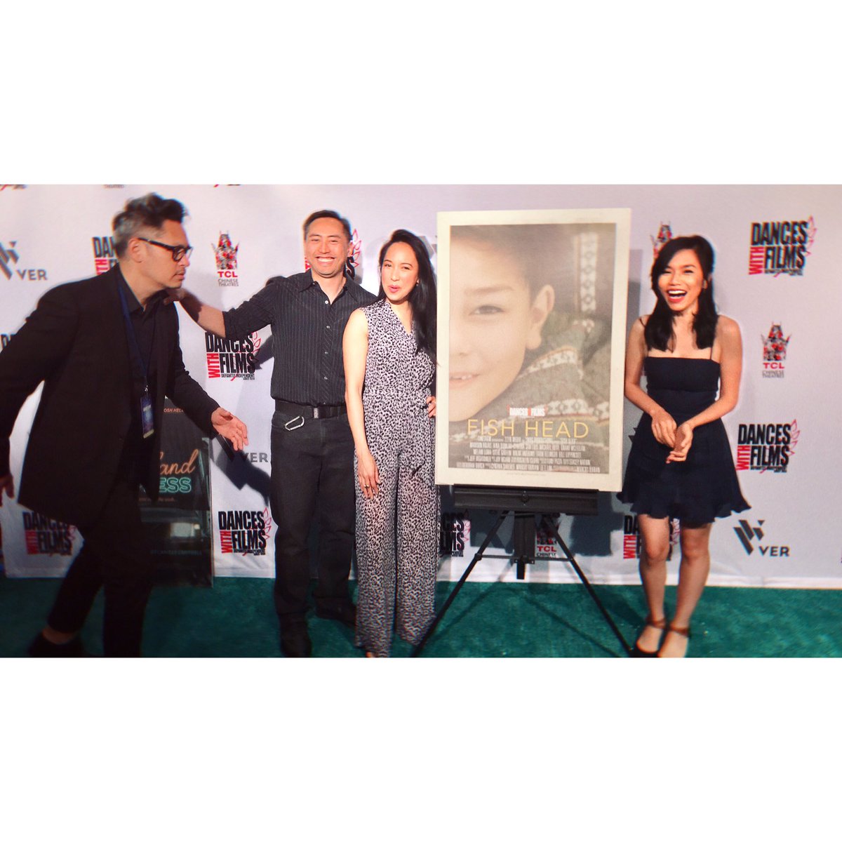 Ainadumlao's tweet photo. Saw #FishHead for the first time along with everyone else at our world premiere at @danceswithfilms. It was a beautiful, heartfelt film...so honored to be part of it. #pinayandproud #filipino #AsAmCreatorRollCall https://t.co/Y2Eq0zFkqS