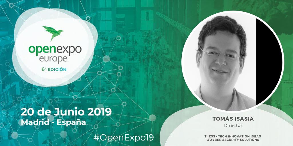 OpenExpoEurope's tweet photo. + #Ponentes confirmados para #OpenExpo19 que no podéis de dejar de ir a conocer 👇

✔️@EmilioMarquez, #CEO, @LaLatinaValley
✔️Óscar Domínguez, CEO, ASOCIACIÓN M.I.T. / @CIBTC_ES
✔️Jorge Gómez, CEO, SIDE CHANNEL S.L.U.
✔️@tisasia, #Director, @TiiZss

... https://t.co/c6fdL5bAAN