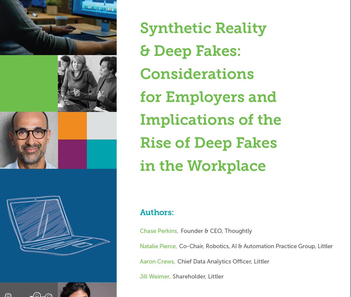 ChaseTheTruth's tweet photo. With the rise of Deep Fakes, it's imperative for employers to understand the rapidly evolving threat landscape. I teamed up with leaders from @Littler to write an article addressing #deepfakes in the workplace. #AI @natalie_sanfran @ESIESQ @jillpitt8

https://t.co/0NH3GxHsTl https://t.co/0fVxzA48Hj