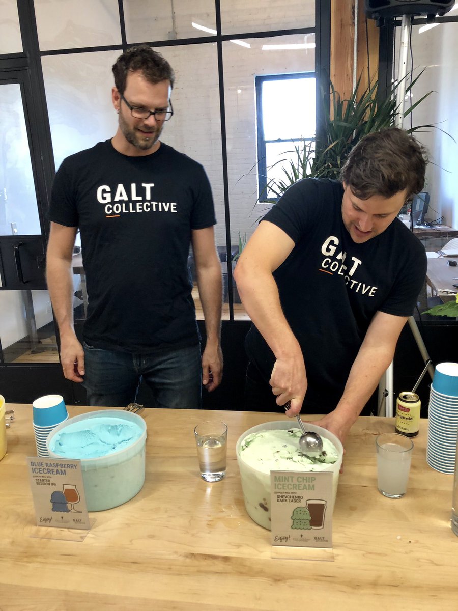 My_Chamber's tweet photo. Perfect weather to enjoy some ice cream from #noudder and mingle at our Business After Hours event at @Lucid_Media !! Thanks to our hosts #galtcollective & sponsors @pixelsncoffee !! @cityofcambridge @Kathryn_McGarry #cambcoc https://t.co/KnXKGsmk7Z