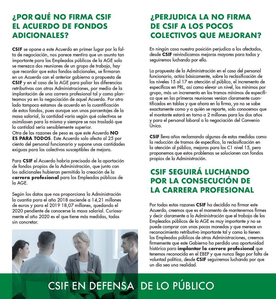 CSIAGE's tweet photo. Finaliza la Campaña Electoral en las Elecciones Sindicales de la AGE.El 19J tu decides si apuestas por el conformismo de los que apoyan al Gobierno, o prefieres un Sindicato libre e independiente,transparente y profesional que intenta mejorar tu trabajo. 19J #VOTACSIF #VAMOSCSIF https://t.co/6fHqXnLqMm