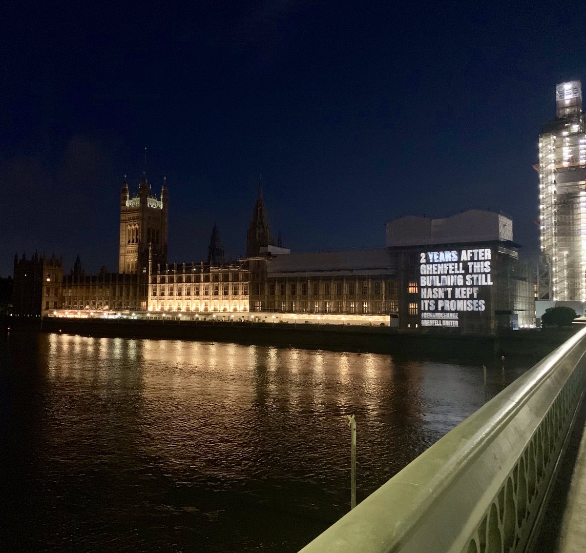 One more building. One more message. #demandchange support.grenfellunited.org <a href="/GrenfellUnited/">Grenfell United</a>