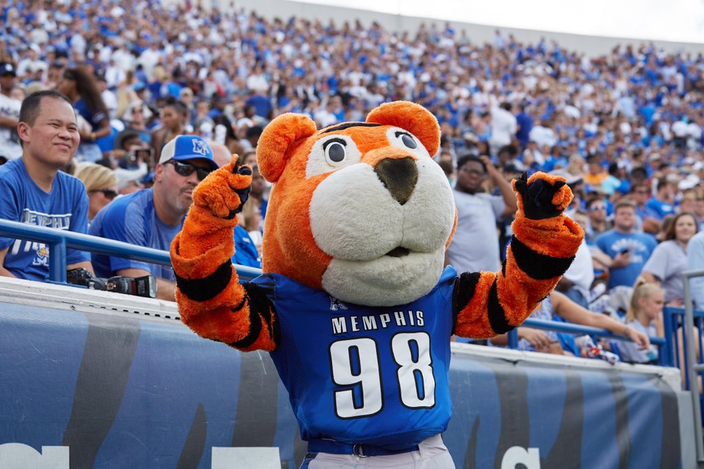 Thankful to be a part of and serve the best University around! @UofMemphis #NationalMascotDay #GoTigersGo