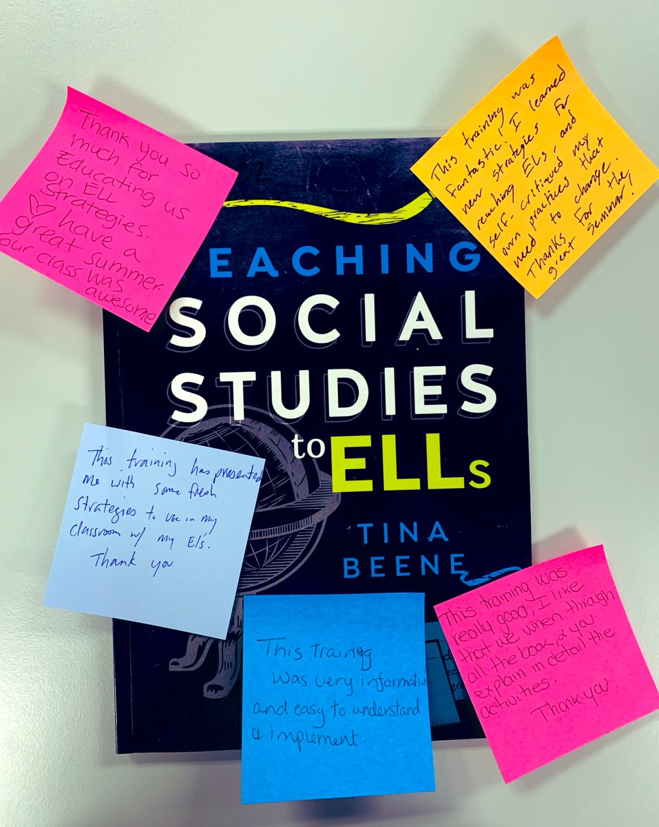 ValentinaESL's tweet photo. A great day was had by a small but passionate group of social studies educators in Georgetown, Tx! We learned so much from one another! #teachingSS #SocialStudies #ELLs #ellchat https://t.co/V2WUo4HX6n