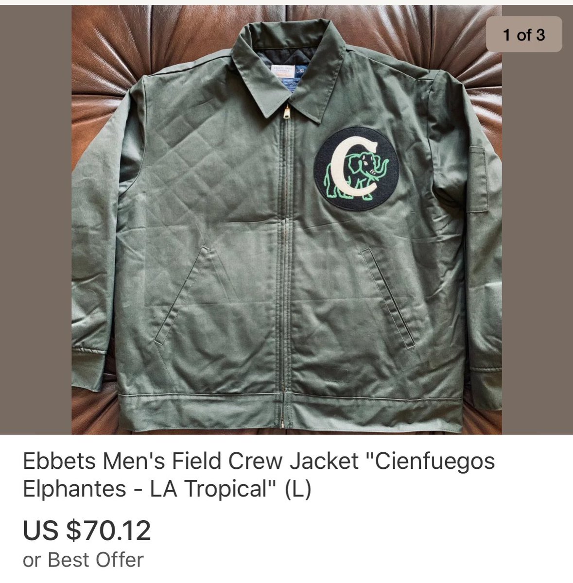   #Thrifting101: Huge s/o to  @EbbetsVintage for these two finds, saw them together knew it’d be an easy flip because of the quality and style of these jackets. Paid $15/each for them, knowing the following Ebbets has knew it’d payoff.   #CreateAHustle